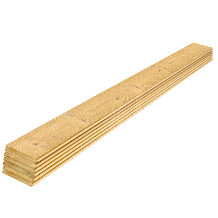 UFPEdge Thermally Modified Wood 1 in. x 6 in. x 80 in. Tongue and